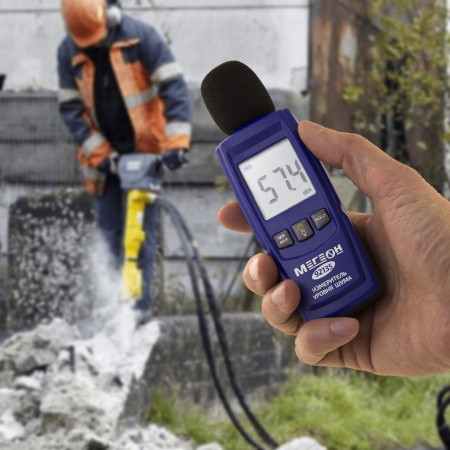 Цифровой шумомер МЕГЕОН 92135 купить по низкой цене | МАКСПРОФИТ