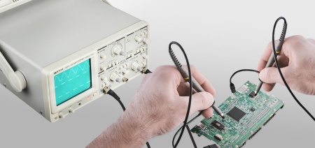 Осциллограф аналоговый два канала МЕГЕОН 15102 купить по низкой цене | МАКСПРОФИТ