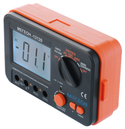 Омметр (измеритель сопротивления заземления)  МЕГЕОН 13120 купить по низкой цене | МАКСПРОФИТ