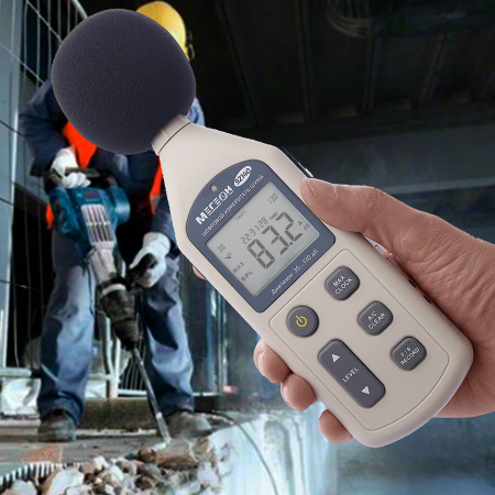 Цифровой шумомер с функцией регистратора МЕГЕОН 92140 купить по низкой цене | МАКСПРОФИТ